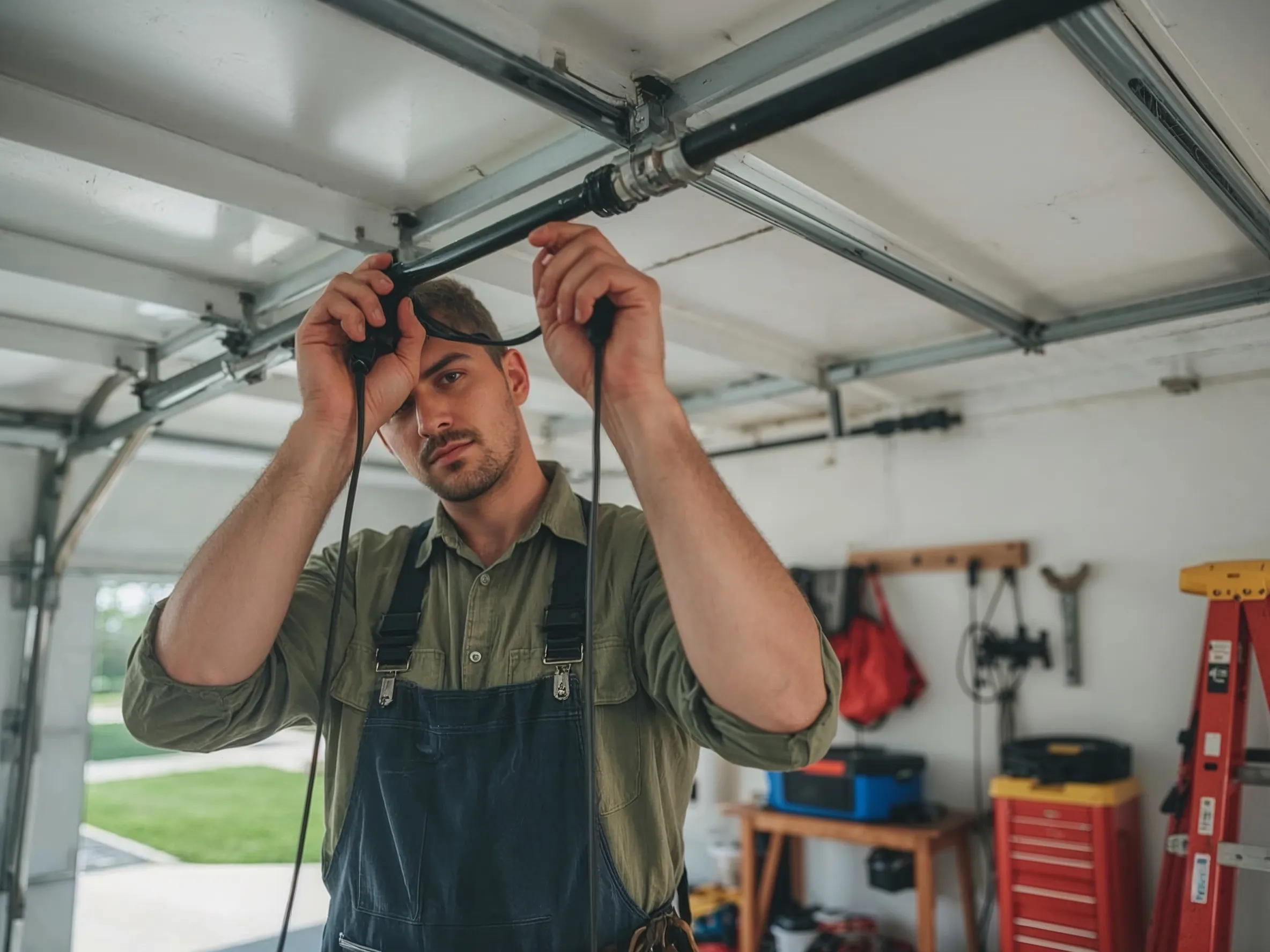 Professional garage door cable repair service